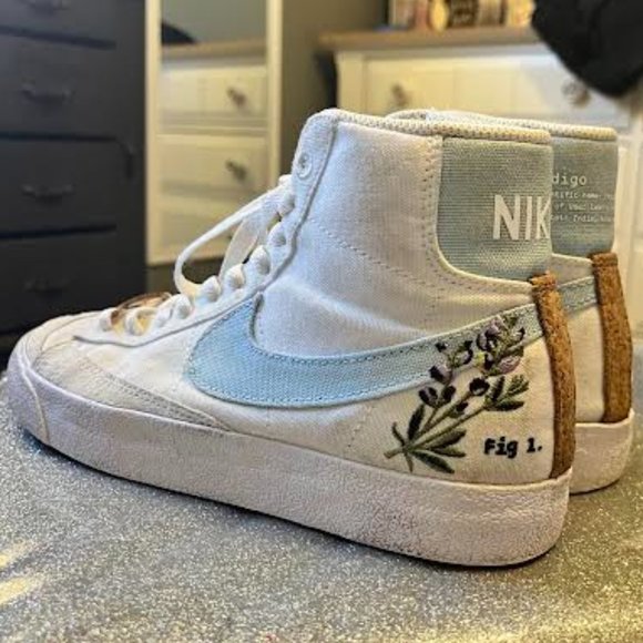 womens blazer mid 77 se indigo